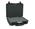 Case, Watertight with Removable Lid, 19.2l, 414x485x149mm, Polypropylene (PP), Black